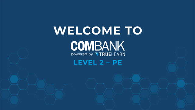 Welcome To COMBANK Level 2 PE